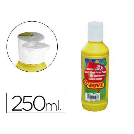 Tempera liquida Jovi color amarillo 250 cc