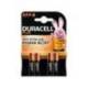 Pila Duracell alcalina plus AAA pacl con 4 unidades