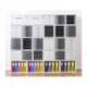 Modulo 5 cajones sobremesa marca Archivo 2000 gris