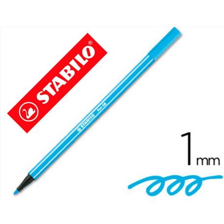 Rotulador Stabilo pen 68/57 Color Azul Celeste 1 mm