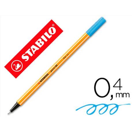 Rotulador Stabilo point 88/57 Azul celeste