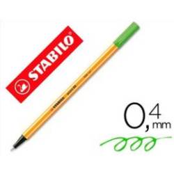 Rotulador Stabilo point 88/13 verde hielo