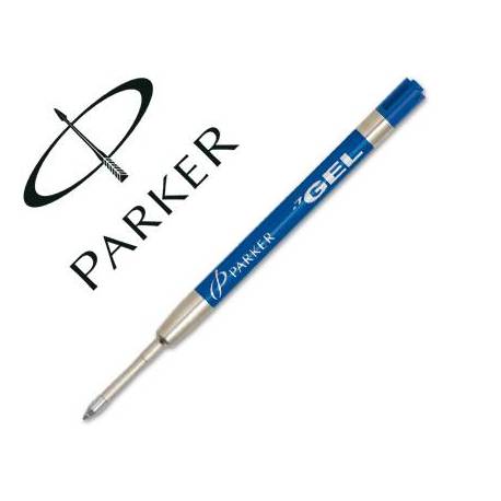 Recambios boligrafos Parker tinta gel azul