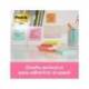 Bloc de notas adhesivas quita y pon post-it 38x51 mm neon. Pack de 12 blocs
