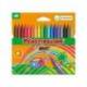 Lapices cera Plastidecor caja de 18 unidades colores surtidos