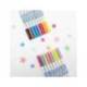 Rotulador Giotto Turbo Glietter Tinta con Purpurina Caja de 8 colores