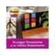 Post-it ® Bloc de notas adhesivas super sticky varios colores 47,6 x 47,6 mm 90 hojas pack 12 blocs