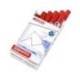Rotulador para pizarra blanca Edding 660 rojo recargable