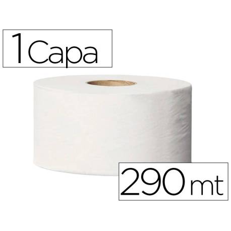 Papel higienico marca Tork minijumbo 1 capa