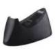 Portarrollos sobremesa Tesa Easy cut curve Plastico para cinta de 33m color Negro