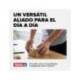 Portarrollos sobremesa Tesa Easy cut curve Plastico para cinta de 33m color Negro