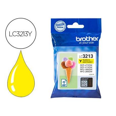 Cartucho Brother LC3213 color Amarillo LC3213Y dcp-j572 / dcp-j772 / dcp-j774 / mfc-j890 / mfc-j895