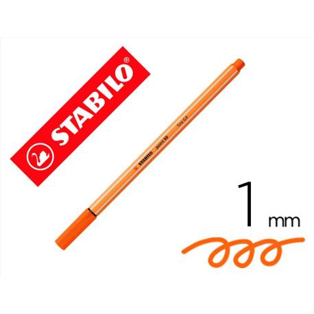 Rotulador Stabilo Point 88 Color Naranja