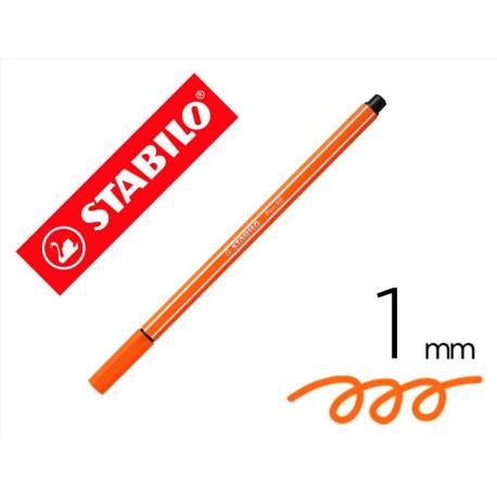 Rotulador Stabilo pen 68/30 1 mm Color Naranja