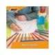 Lapices de colores Bic evolution Stripes Caja de 24 colores surtidos