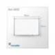 Pizarra Blanca Rocada Acero Vitrificado Magnética 60x90 cm