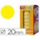 Gomets Apli circulares color amarillo 20mm