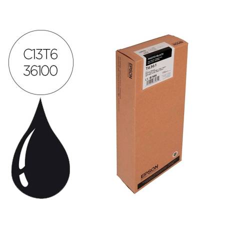 CARTUCHO INK-JET EPSON T6361 COLOR NEGRO C13T636100