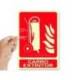 PICTOGRAMA ARCHIVO 2000 CARRO EXTINTOR PVC COLOR ROJO LUMINISCENTE 210X300 MM
