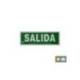 PICTOGRAMA ARCHIVO 2000 SALIDA PVC COLOR VERDE LUMINISCENTE 300X105 MM PACK DE 2 UNIDADES
