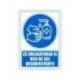 PICTOGRAMA ARCHIVO 2000 OBLIGATORIO EL USO DE GEL DESINFECTANTE PVC COLOR AZUL 210X297 MM