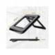 SOPORTE ELEVADOR FELLOWES I-SPIRE PARA PORTATIL HASTA 17" AJUSTABLE 7 ANGULOS DIFERENTES NEGRO 320X286X42 MM