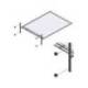 RUEDA GIRATORIA NOBO PARA PANTALLA SEPARADORA NOBO PREMIUM PLUS PACK DE 4 UNIDADES