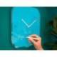RELOJ LEITZ COSY DE PARED CRISTAL AZUL