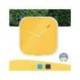 RELOJ LEITZ COSY DE PARED SILENCIOSO CRISTAL 30X30CM AMARILLO