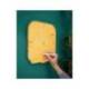 RELOJ LEITZ COSY DE PARED SILENCIOSO CRISTAL 30X30CM AMARILLO