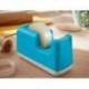PORTARROLLO SOBREMESA LEITZ COSY PLASTICO PARA CINTAS 33 MT COLOR AZUL