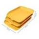 BANDEJA SOBREMESA LEITZ PLASTICO SET DE 3 UNIDADES COLOR AMARILLO
