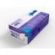 GUANTE DE NITRILO DESECHABLE SENSITIVE SIN POLVO TALLA L GRANDE COLOR AZUL CAJA DE 100 UNIDADES