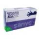 GUANTE DE NITRILO DESECHABLE SENSITIVE SIN POLVO TALLA M MEDIANA COLOR AZUL CAJA DE 100 UNIDADES