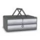 FICHERO CAJONES DE SOBREMESA CEP MOOV UP RECICLADO 80% CON CERRADURA RECICLADO 80% 3 CAJONES COLOR GRIS