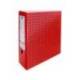 CAJA ARCHIVADOR DE PALANCA CARTON FORRADO ELBA DIN A4 LOMO 85 MM ROJO