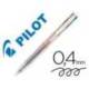 BOLIGRAFO PILOT SUPERGRIP G 4 COLORES RETRACTIL SUJECION DE CAUCHO TINTA BASE DE ACEITE CUERPO COLOR