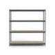 Estanteria metalica ar stocker 200x200x70 cm 4 estantes 450 kg por estante bandeja de madera sin