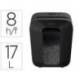 DESTRUCTORA DE DOCUMENTOS FELLOWES LX-45 CAPACIDAD DE CORTE 8 H SEGURIDAD P4 DESTRUYE GRAPAS CLIPS