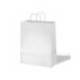 BOLSA KRAFT BASIKA CELULOSA BLANCO 90 GR ASA RETORCIDA TAMAÑO "L" 320X140X400 MM