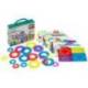 JUEGO MINILAND SET DE 16 AROS TRANSLUCIDOS Y 12 TARJETAS DE ACTIVIDADES DE DIFERENTES TEMATICAS 235X195X80 MM