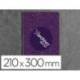EXPOSITOR MURAL ARCHIVO 2000 PREMIUM POLIESTIRENO TRANSPARENTE CON ADHESIVO DIN A4 VERTICAL 210X300 MM