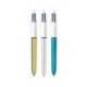 BOLIGRAFO BIC CUATRO COLORES SHINE AZUL PUNTA DE 1 MM