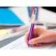 BOLIGRAFO BIC CUATRO COLORES SHINE MORADO PUNTA DE 1 MM