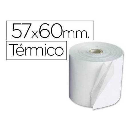 ROLLO SUMADORA EXACOMPTA TERMICO 57 MM X 60 MM 55 G/M2