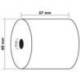 Rollo sumadora exacompta electro 57 x 60 mm 60 g/m2.