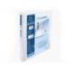 Carpeta Exacompta carton forrado blanca 2 anillas 30 mm