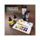 Acuarela Daler Rowney Aquafine Travel Set con pincel Caja de 12 colores