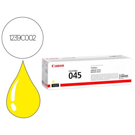 TONER CANON 045Y COLOR AMARILLO 1239C002