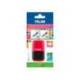 SACAPUNTAS MILAN COMPACT TOUCH DUO PLASTICO 2 USOS CON GOMA + 2 RECAMBIOS DE GOMA
